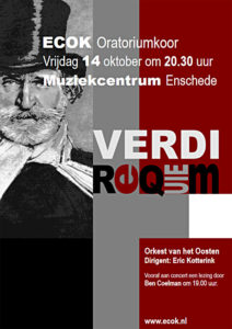 Poster concert 2011 Requiem Verdi